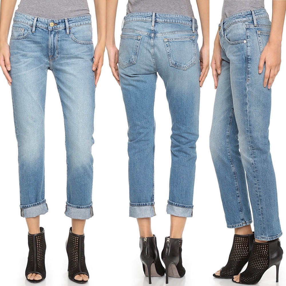 Frame Le Grand Garçon Wellsley Stonewash Crop 29